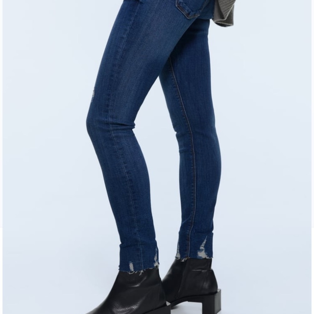 ❌SOLD❌NWT Zara The Skinny Jeans in Phoebe Blue - Picture 7 of 11